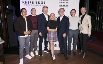 Apple TV+ e Gordon Ramsay celebrano il lancio di “Knife Edge: Chasing Michelin Stars” a Londra