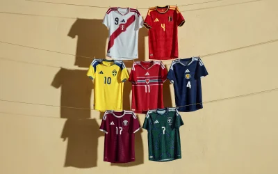 Adidas svela la più grande collezione di maglie da casa per il Mondiale 2026