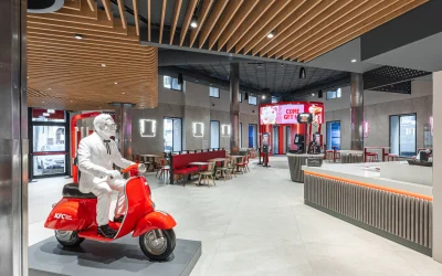 KFC apre il flagship store più grande d’Europa nel cuore di Roma