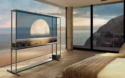 LG lancia OLED T: il primo TV OLED trasparente e wireless al mondo