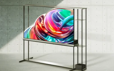 LG lancia OLED T: il primo TV OLED trasparente e wireless al mondo