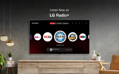 LG lancia LG Radio+: lo streaming audio gratuito per Smart TV