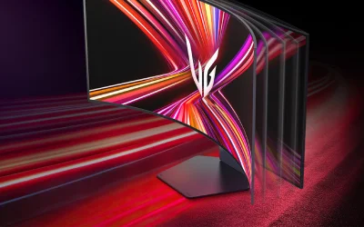 CES 2025: LG rivoluziona il gaming con UltraGear GX9, il primo monitor OLED 5K pieghevole