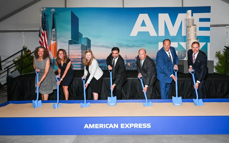 American Express avvia la costruzione del nuovo quartier generale al World Trade Center di New York