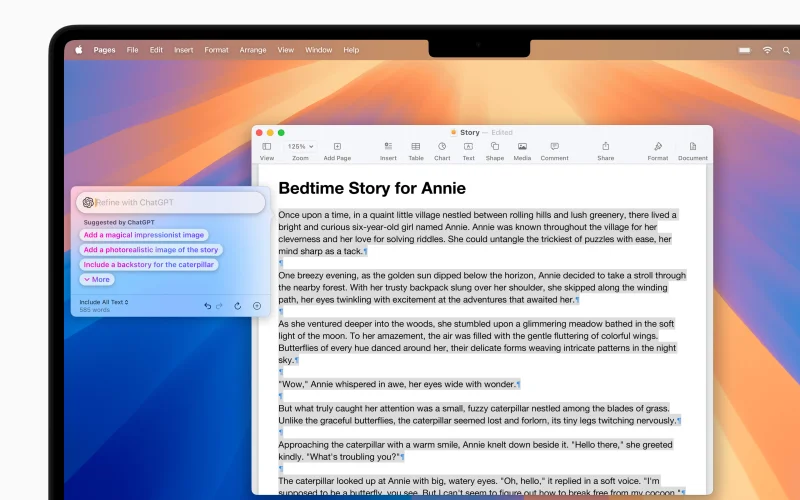 Apple Intelligence ora offre Image Playground, Genmoji, miglioramenti agli Strumenti di scrittura, supporto integrato per ChatGPT e intelligenza visiva
