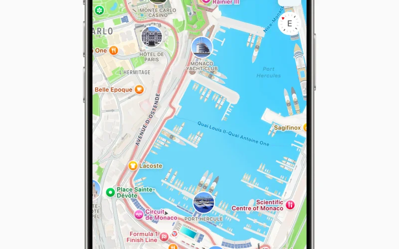 Mappe di Apple offre un’esperienza dettagliata della città per il Gran Premio di Formula 1 di Monaco