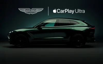 Aston Martin: prima al mondo con Apple CarPlay Ultra