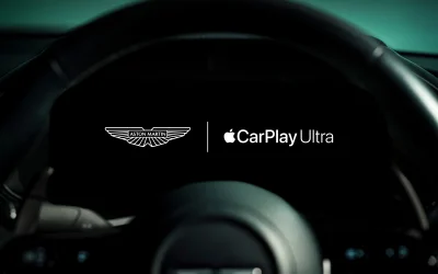 Aston Martin: prima al mondo con Apple CarPlay Ultra