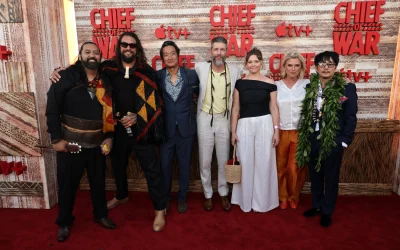 Apple TV+ celebra la première mondiale della serie “Chief of War” con Jason Momoa