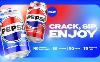 PepsiCo lancia la prima cola prebiotica della storia