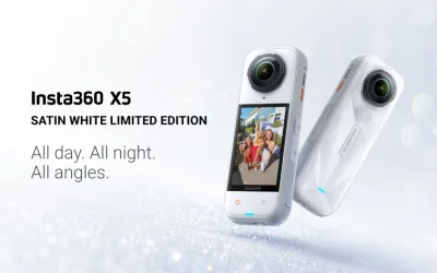 Insta360 lancia la X5 Satin White Limited Edition