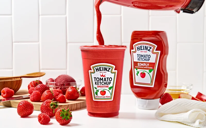HEINZ e Smoothie King lanciano il primo smoothie al ketchup della storia