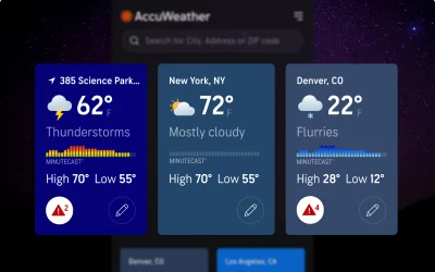 AccuWeather lancia la nuova app: più precisa, intuitiva e personalizzata